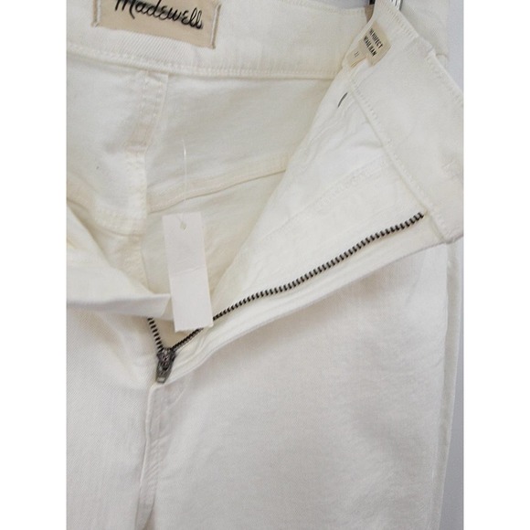 Madewell Perfect High Rise Vintage Jean 31 Tile White NWT - Picture 7 of 10